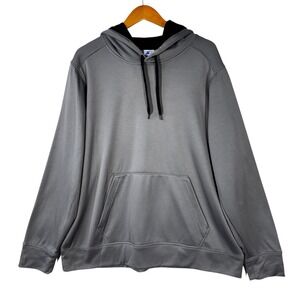 Starter Men's Hoodie XL Gray Pullover Sweatshirt Fleece Athletic Casual Outdoors